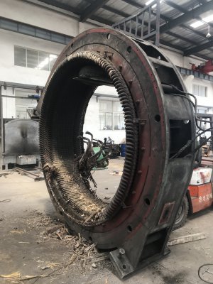 更換3200KW定子線圈